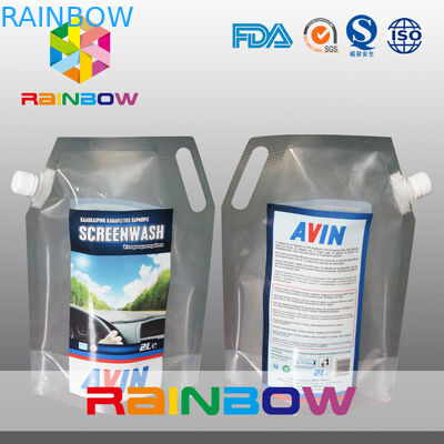 доказательство воды 3Л прозрачное или печатание стоят вверх сумка бутылки мешка Споут жидкостная