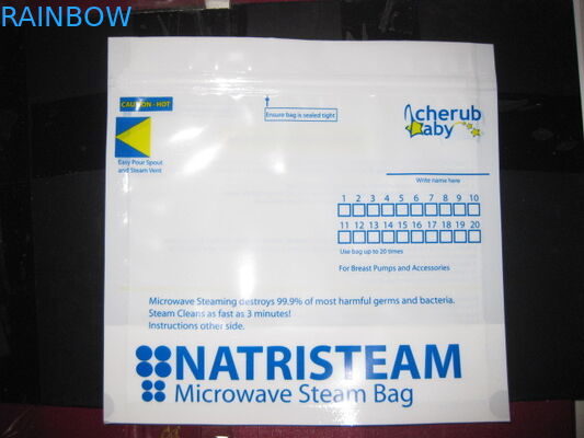 Высокотемпературная еда уплотнения вакуума кладет Microwaveable 100 до 120 микронов в мешки