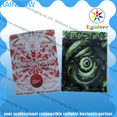 Мешки алюминиевой фольги пластичные упаковывая при загерметизированная 3-сторона