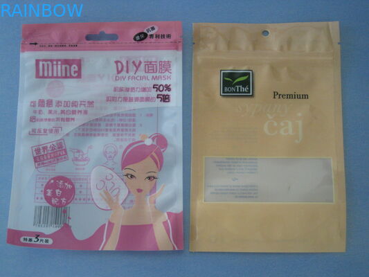 Мешок Bpa алюминиевой фольги косметический упаковывая свободно с замком застежка-молнии