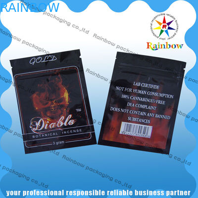 Down2earth/Geeked вверх/полиэтиленовые пакеты застежка-молнии ладана золота Диабло травяные влагостойкие