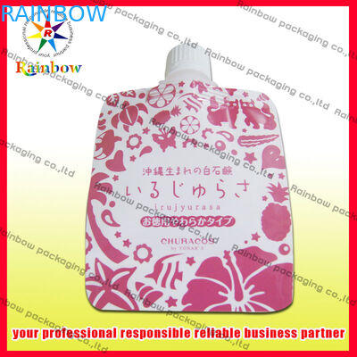 Стоьте вверх жара мешка Spout фольги упаковывая - уплотнение для сока, ЛЮБИМЧИКА/AL/PE