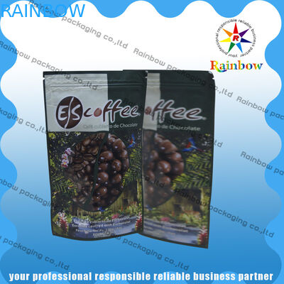 Пакетики чая алюминиевой фольги упаковывая с Ziplock и круглым дном