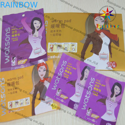 Квартира пластичного косметического компакта замка застежка-молнии упаковывая для теплой пусковой площадки