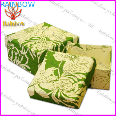 Коробки роскошной бумаги Jewellery упаковывая, картонные коробки нестандартной конструкции