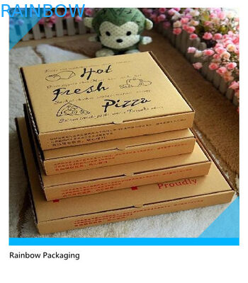 Примите отсутствующей пицце упаковывать бумажной коробки складной с поверхностью печатания