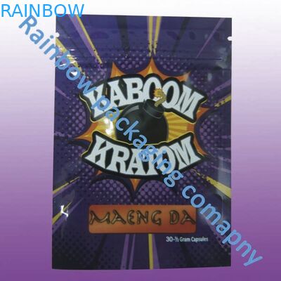 Водоустойчивые изготовленные на заказ полиэтиленовые пакеты застежка-молнии 100 микронов для травяного ладана