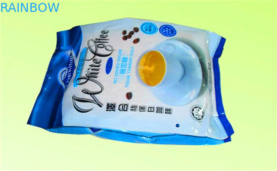 Бортовая фольга Gusset стоит вверх мешки 100 микронов для упаковывать белого кофе