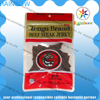 Мешок фольги качества еды упаковывая Жар-загерметизированное печатание ясного окна полное