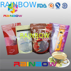 Мешок заедк бумаги Kraft упаковывая для отрывистого говядины с застежкой -молнией, мешком фольги качества еды