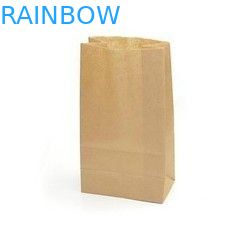 Логос Брайна напечатал подгонянные бумажные мешки, принимает отсутствующее стоит вверх мешок