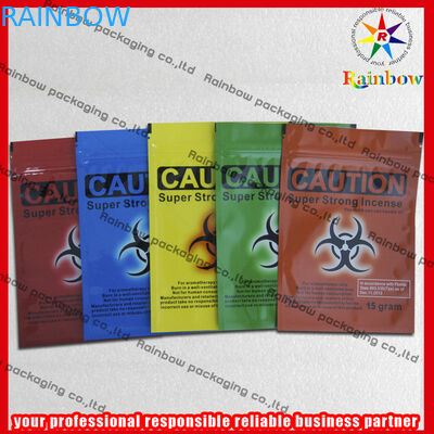 Recyclable цветастый травяной ладан кладет Ziplock печатание в мешки Gravure