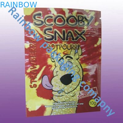 Ziplock травяной ладан упаковывая, подгонянные цветастые полиэтиленовые пакеты застежка-молнии печатания