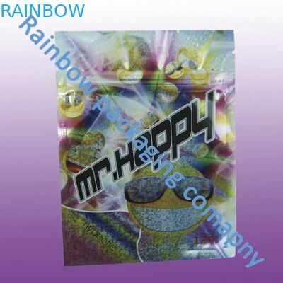 Ziplock травяной ладан упаковывая, подгонянные цветастые полиэтиленовые пакеты застежка-молнии печатания