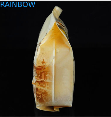 Zipper мешки Брайна подгонянные Kraft бумажные печатая с для хлебом/фасолью