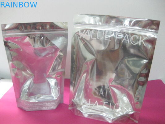 Zipper верхний мешок ЛЮБИМЧИКА/PE косметический упаковывая Recyclable с ясным фронтом