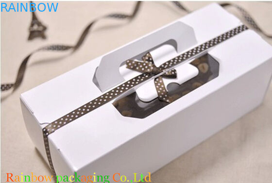 Ручка Recyclable Matt коробки ясного шоколада окна упаковывая/слоение лоска