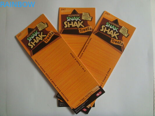 Привлекательная карточка волдыря упаковывая бумагу Kraft 250 грамм с отверстием вида евро