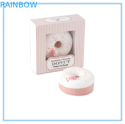 Бумага ручного черпания декоративного розового мыла упаковывая рециркулированная коробкой