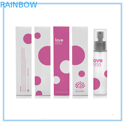 Коробка красных косметик бумажная упаковывая белую бумагу 350 грамм для дисплея