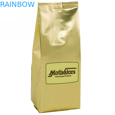 Золотистые полиэтиленовые пакеты Mylar Ziplock упаковывая Recyclable верхнюю часть застежки -молнии