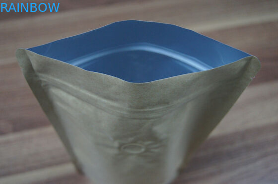 Лоснистые простые серебряные стоят ВВЕРХ Ziplock мешка фольги упаковывая для упаковки еды