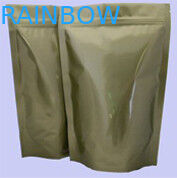 Золото изготовленной на заказ лоснистой алюминиевой фольги упаковывая стоит ВВЕРХ с Ziplock