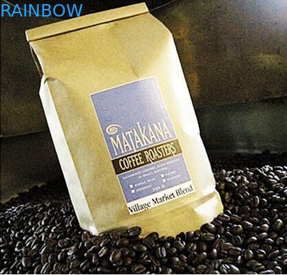 Мешки стороны Gusset золота подгонянные Kraft бумажные, упаковывать кофейного зерна связи олова