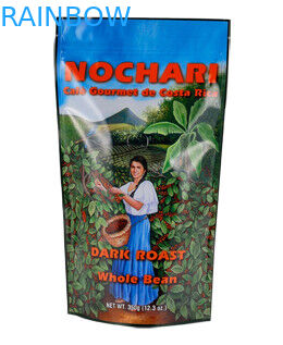 Recyclable стоьте вверх застежка -молния отделки цветастого печатания мешков лоснистая