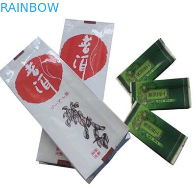 Лоснистая отделка 3 бортовых пакетика чая упаковывая малое цветастое напечатанное яркое