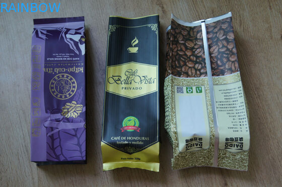 Пакетики чая отделки Gusset прокатанные стороной штейновые упаковывая цветастое печатание с клапаном