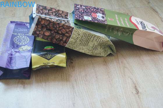 Пакетики чая отделки Gusset прокатанные стороной штейновые упаковывая цветастое печатание с клапаном