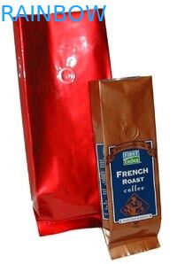 Прокатанные нижние пакетики чая Gusset упаковывая Ziplock цветастую напечатанную штейновую отделку