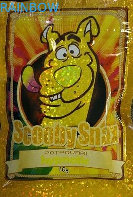 Лоснистый травяной Potpourri желтого цвета Hologram мешка 10g Scooby Snax ладана