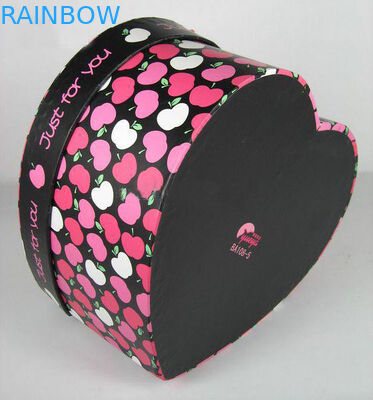 Цветастый упаковывать бумажной коробки формы сердца применяется к подарку дня Валентайн