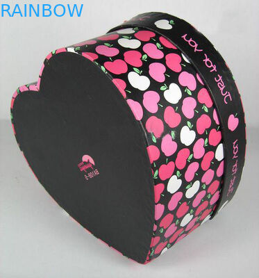 Цветастый упаковывать бумажной коробки формы сердца применяется к подарку дня Валентайн