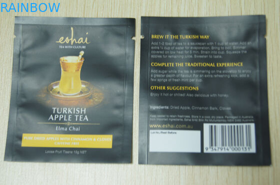 малые упаковывая пакетики чая 10g/немедленный мешок чая отделки Matt в черноте