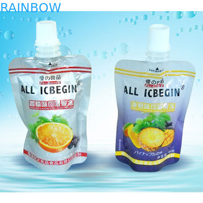 Изготовленный на заказ пластичный мешок Spout для фруктового сока упаковывая/жидкостного мешка с Spout