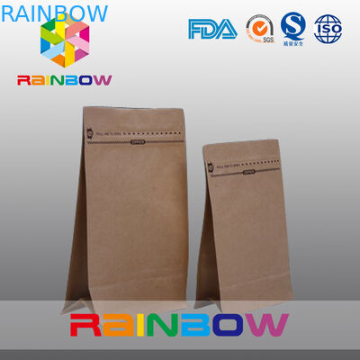 Подгонянные естественные мешки Брайна бумажные для упаковывать говядины отрывистый
