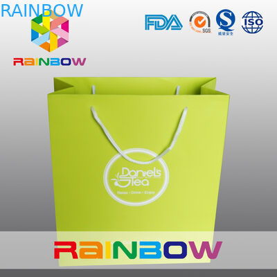 Рециркулированное квадратное дно подгоняло бумажные мешки/напечатанные бумажные хозяйственные сумки