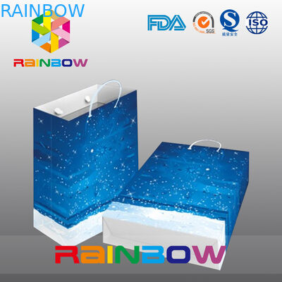 Сказочной мешки подгонянные конструкцией бумажные с ручкой для ходить по магазинам