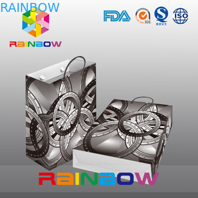 Сказочной мешки подгонянные конструкцией бумажные с ручкой для ходить по магазинам