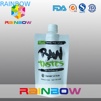 Светлый стиль стоит вверх пластиковый мешок с Споут для сока младенца