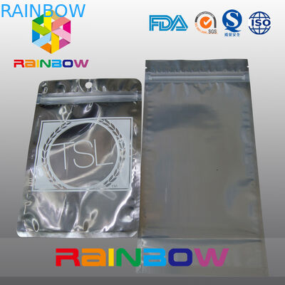 Мешок бортовой фольги фронта уплотнения 3 прозрачной задней анти- статический с зазубриной застежки -молнии и разрыва