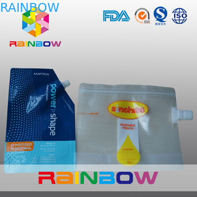 Прокатанные мешки Spout слоя рециркулированные материалом жидкостные с застежкой -молнией для еды младенца