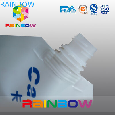 Прокатанный мешок Spout слоя упаковывая с шлицем для жидкости шайбы лобового стекла