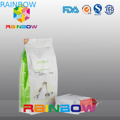 Влагостойкие мешок еды любимчика Gusset плоского дна/мешок упаковки еды собаки