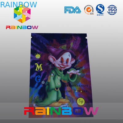 ладана уплотнения 5g OMG 3 мешок бортового травяного упаковывая с застежкой -молнией