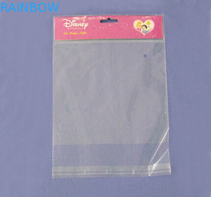 Желтый мешок виолончели кладет в мешки печатания OPP головной упаковывая/OPP с отверстием для Toothpick