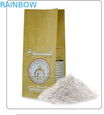 Подгонянная верхняя часть бумажных мешков Брайна Kraft плоского дна открытая для заедк